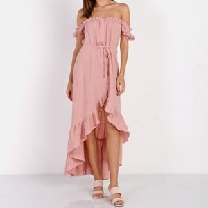 Auguste the Label Pink High Low Dress Size 4